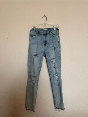 PacSun Light Blue Distressed Skinny Jeans